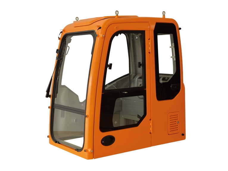 What are the characteristics of the excavator cab and how to do it?